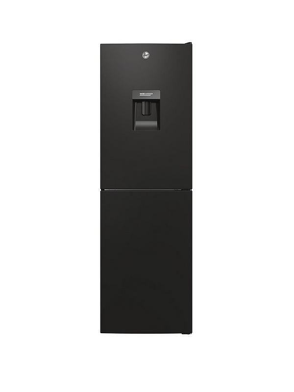 Hoover H-FRIDGE 300 HOCT3L517EWBK-1 55cm Wide, Low Frost Fridge Freezer with non-plumbed Water Dispenser - Black